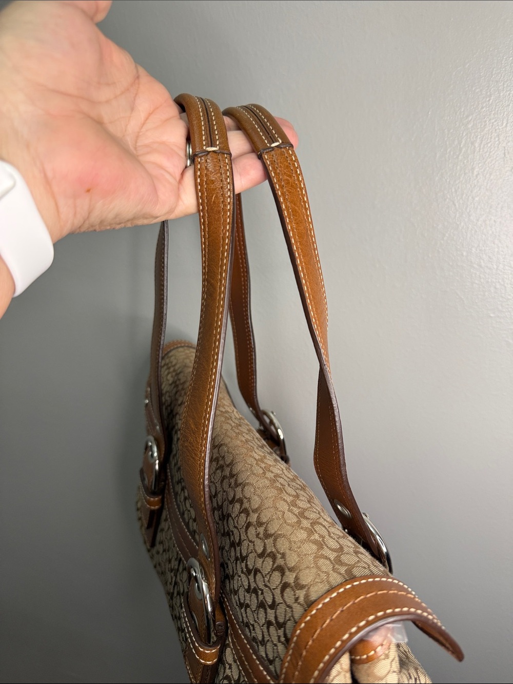 Coach Soho Signature Jacquard Flap
Satchel Shoulder Bag - Picture 6 of 8